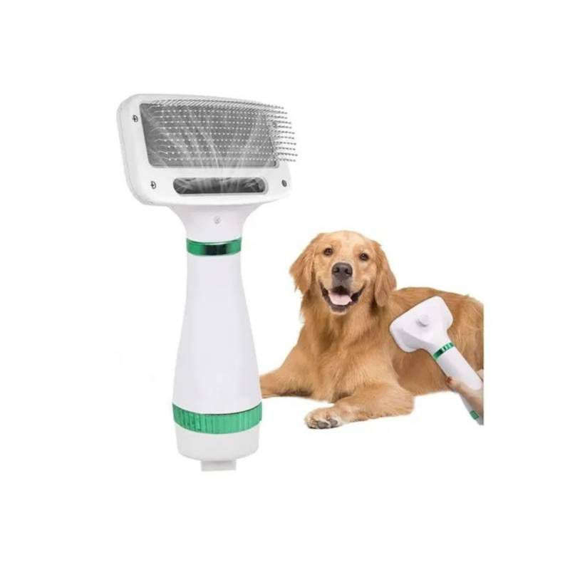 Cepillo Secador Peine 2 en 1 para Mascotas