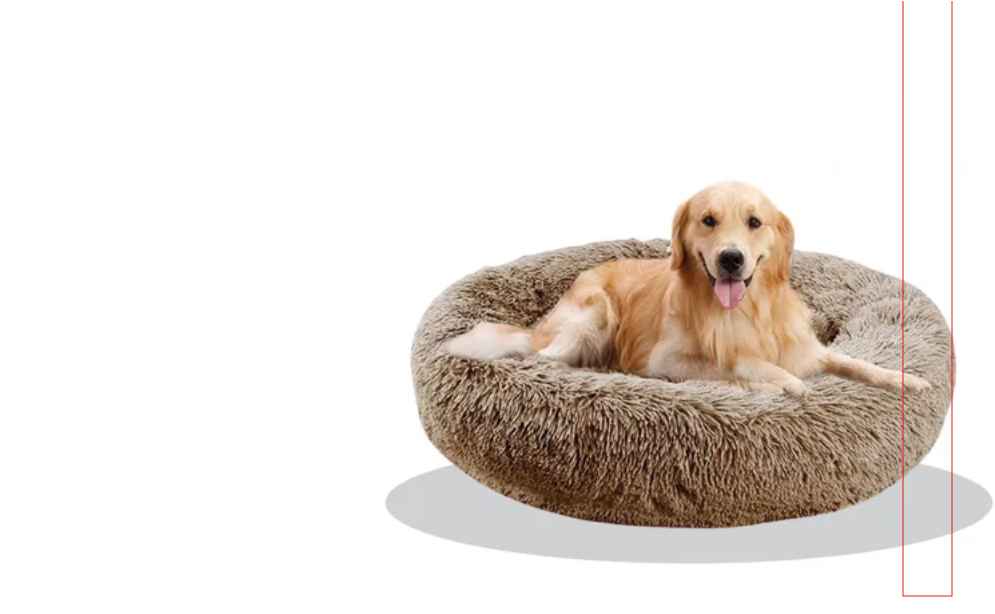 Cama Para Mascota Antiestrés Felpa