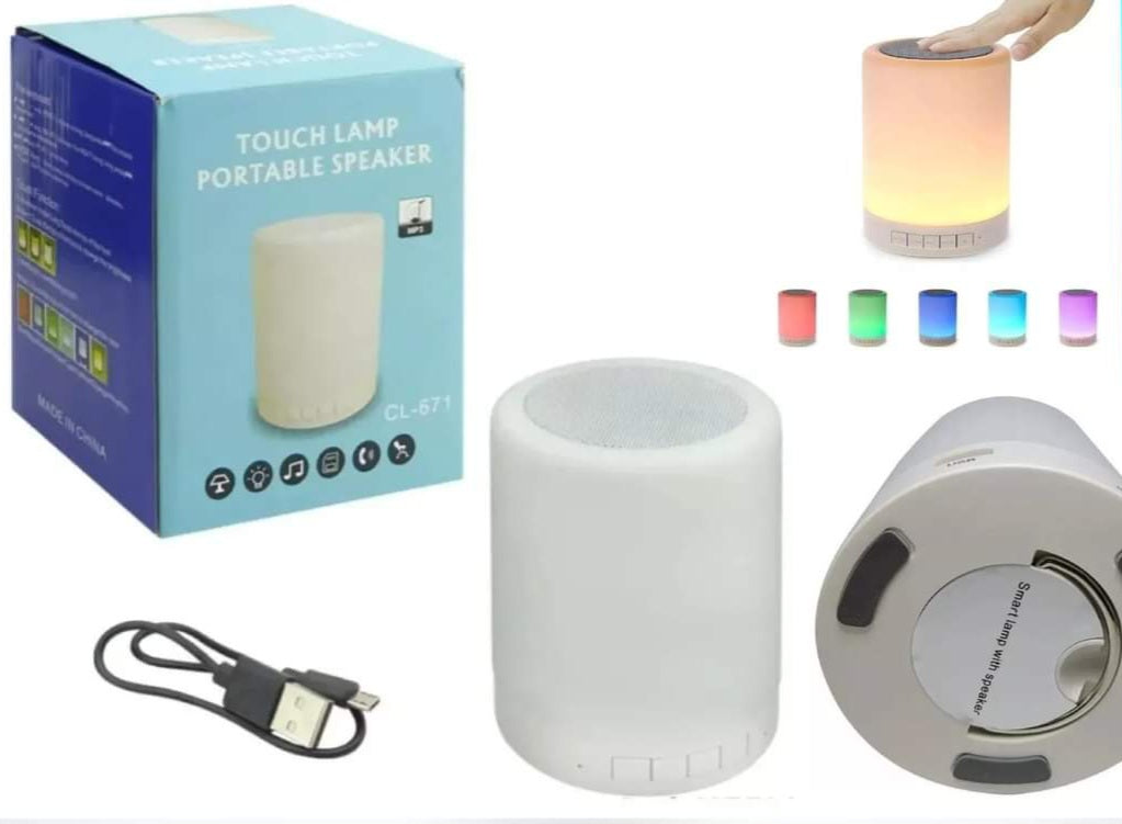 Lámpara Táctil Luz Color Rgb
