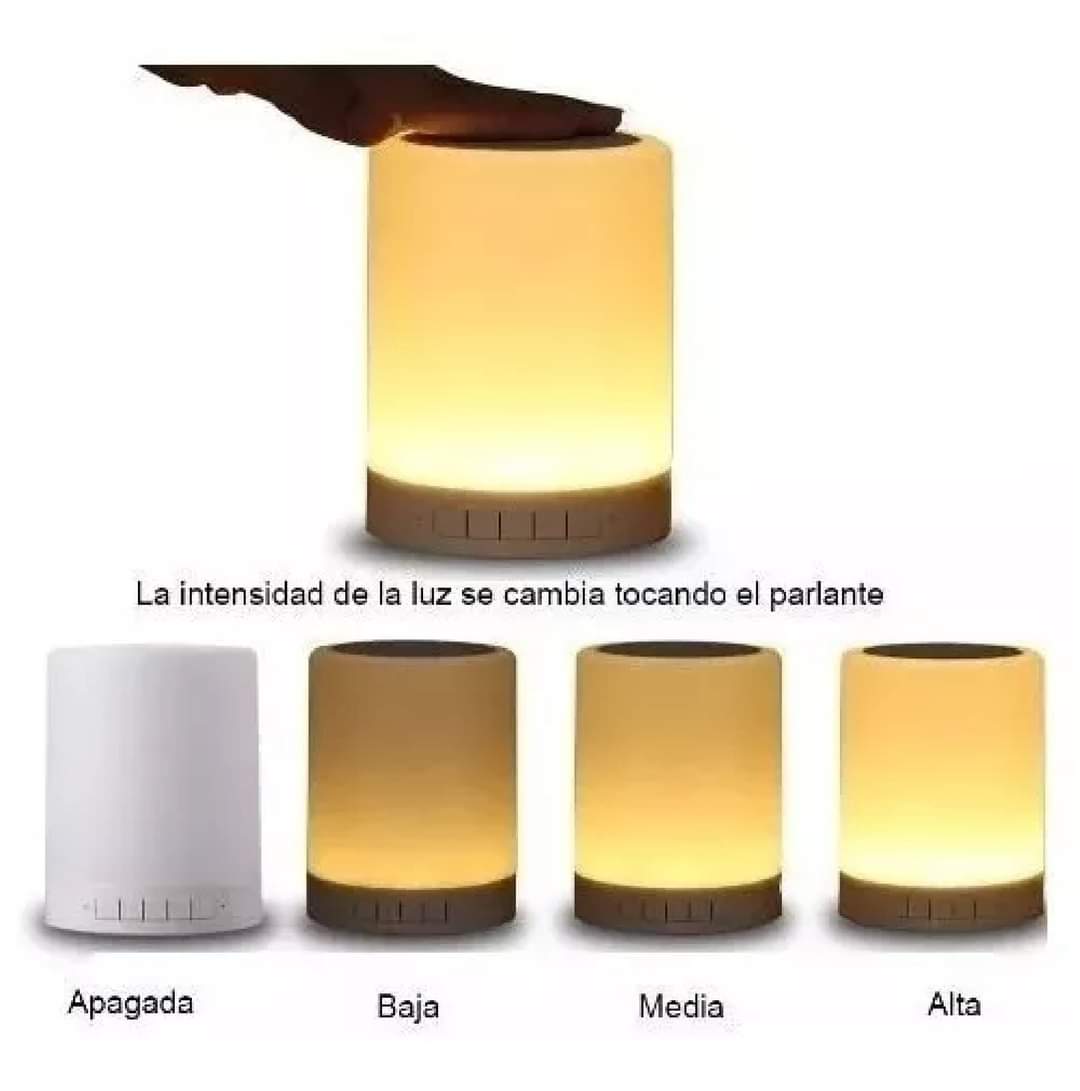 Lámpara Táctil Luz Color Rgb